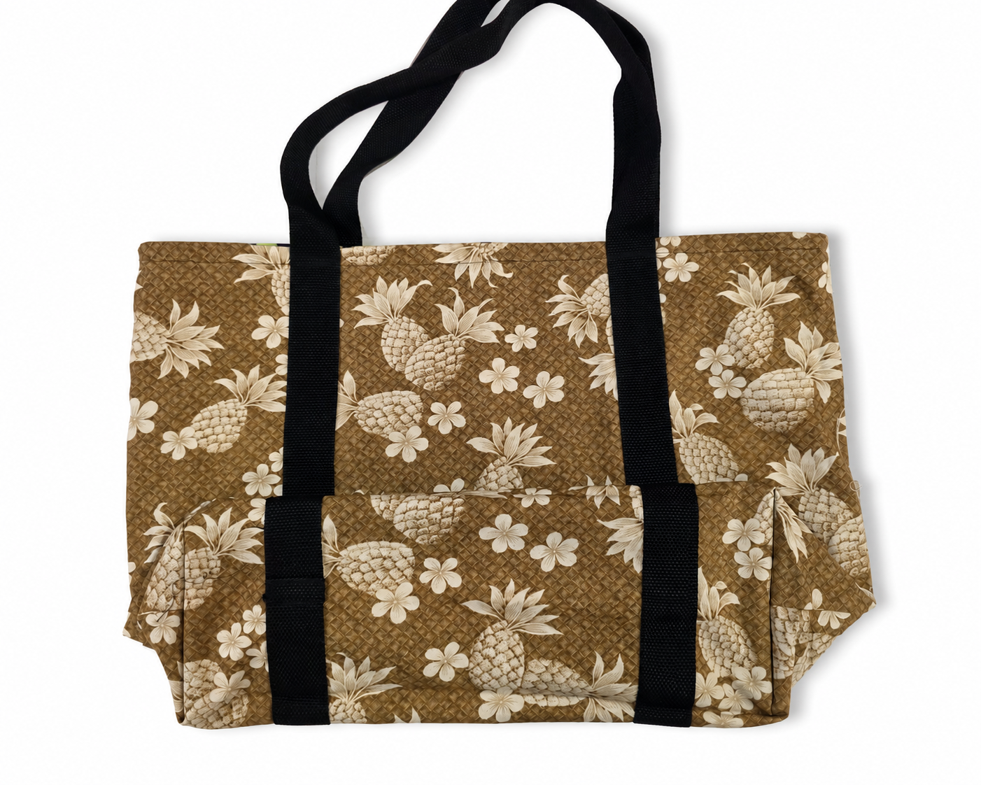 Heavyweight Reversible Tote Bag - Tribal Pineapples
