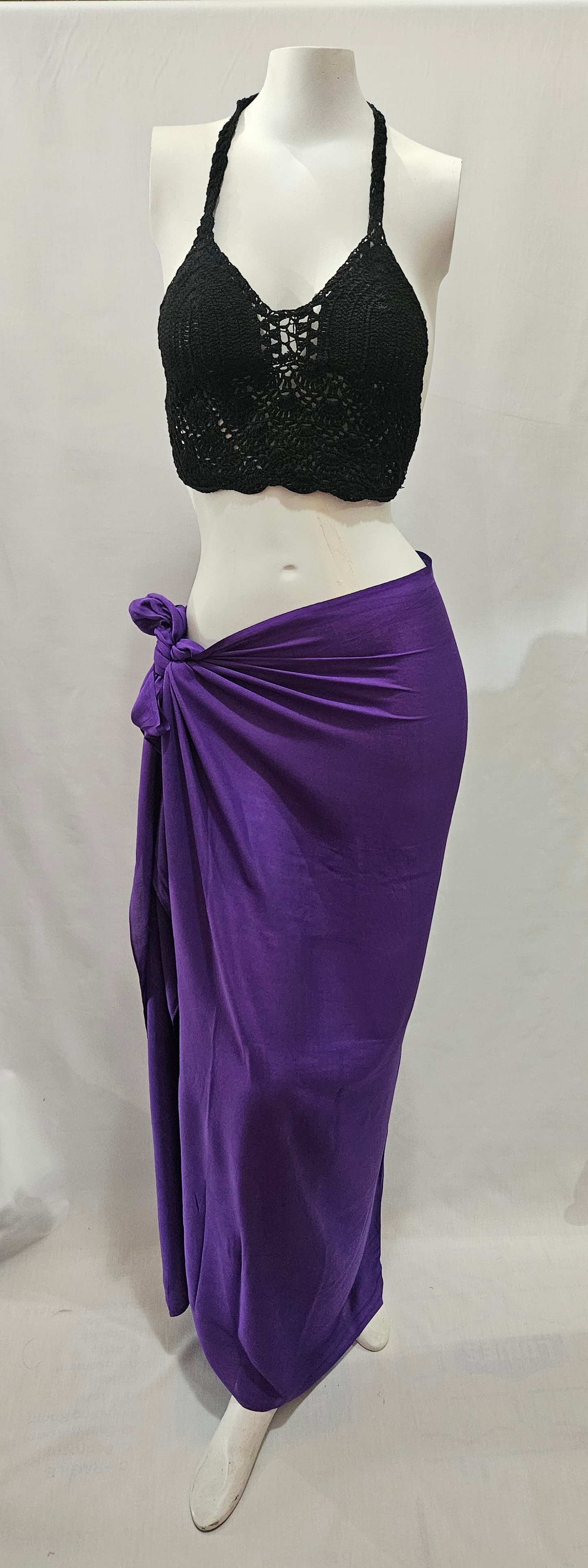 Solid Color Pareo No Tassel