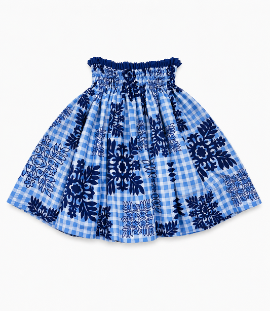 Palaka Quilt 3 yard Pa'u Skirt