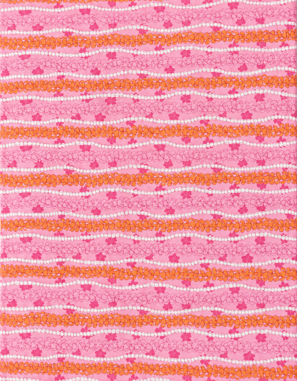 Pink Puakenikeni Pa'u Skirt