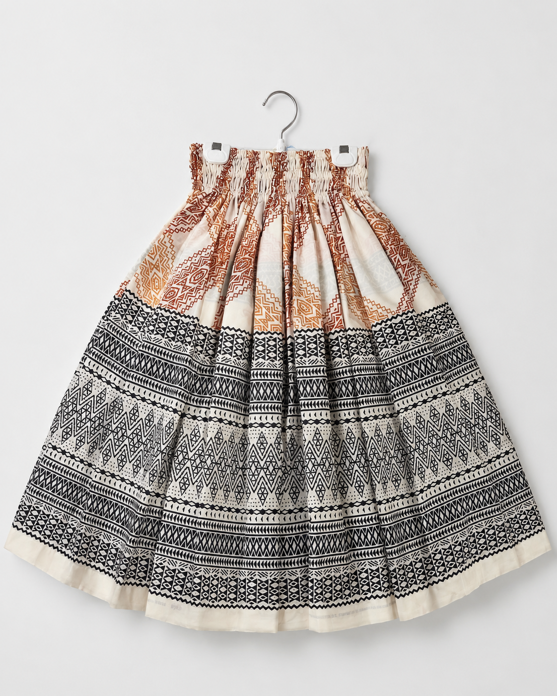 Tribal Beige Pa'u Skirt