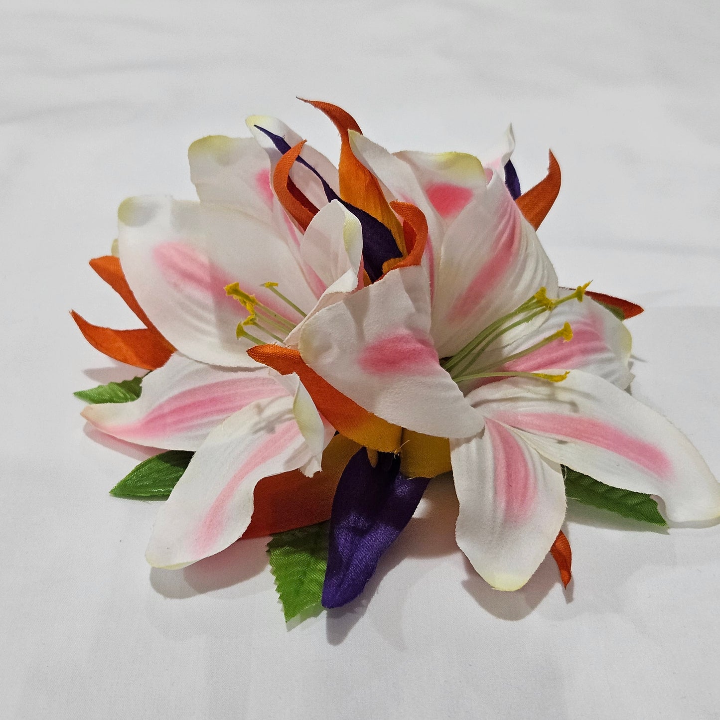 Lily with Bird of Paradise Hair Clip