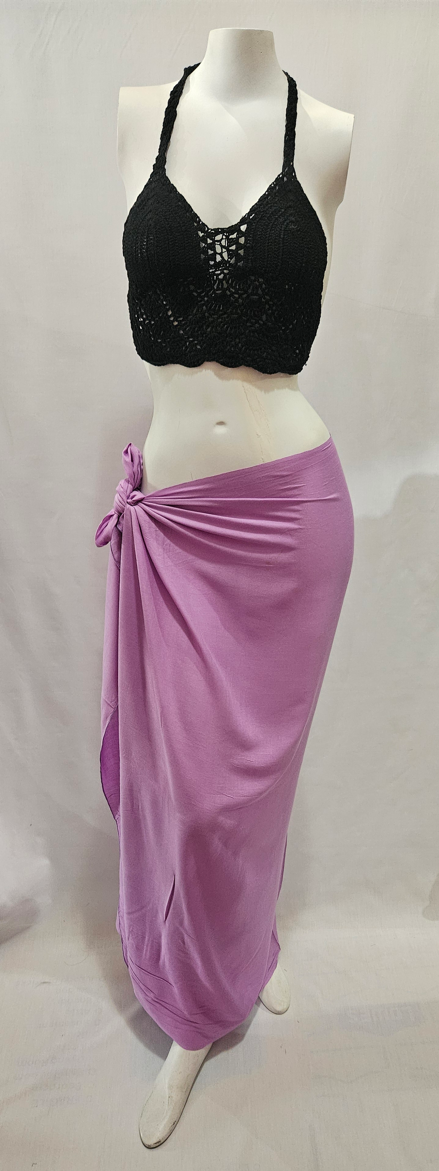 Solid Color Pareo No Tassel