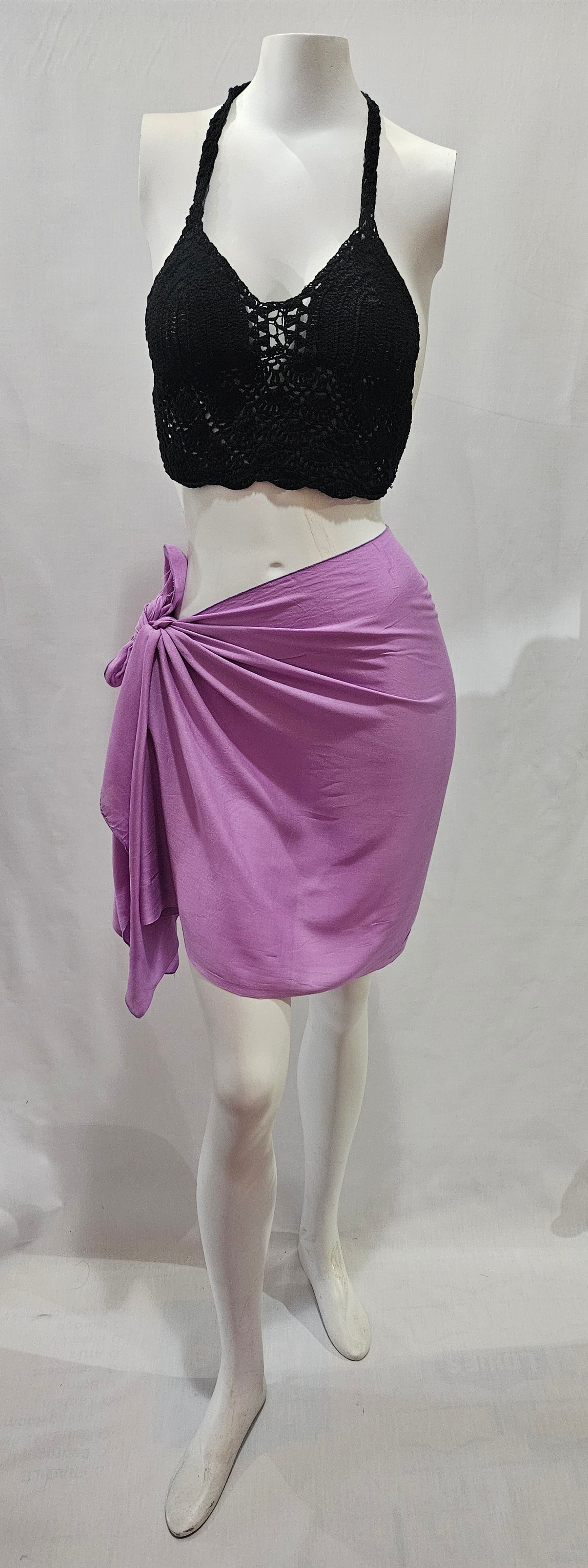 Solid Color Pareo No Tassel