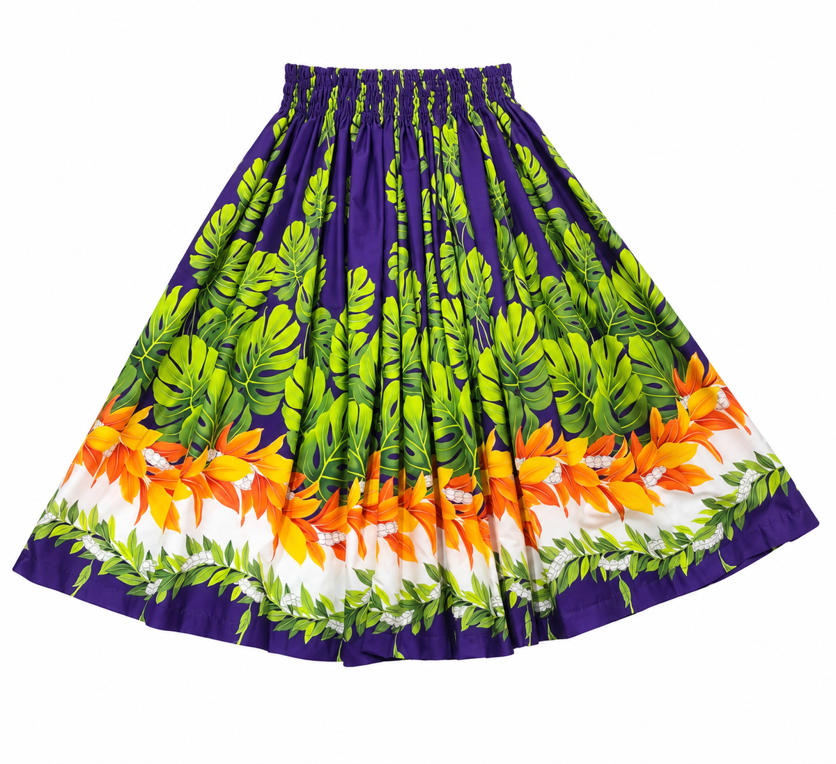 Monstera and Lei Pa'u Skirt