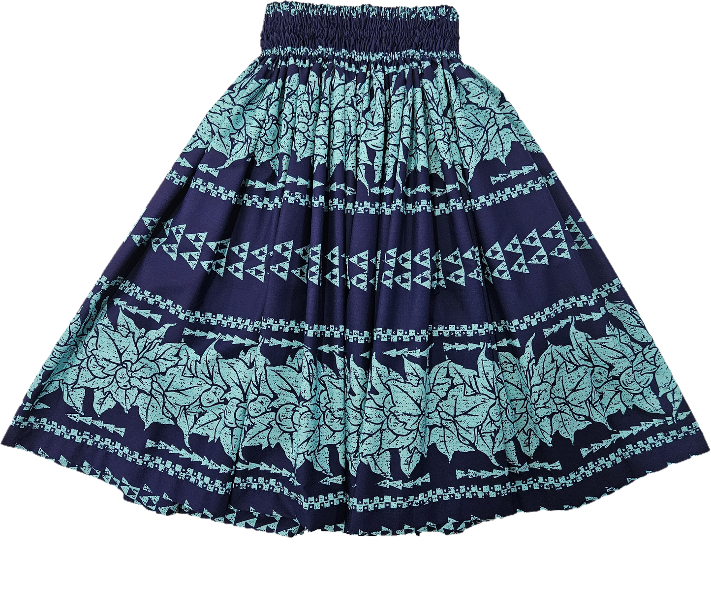 Blue Tribal Pa'u Skirt