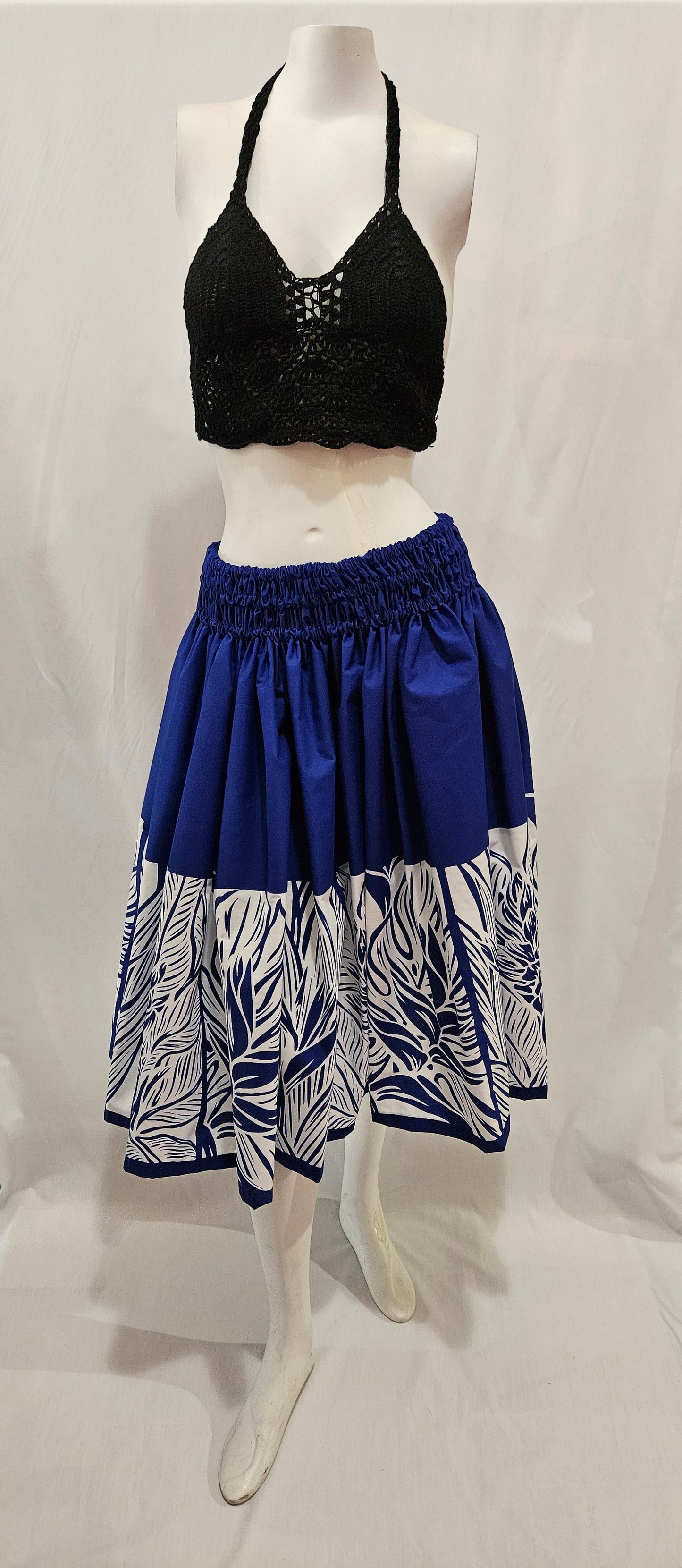 Bird of Paradise, Ginger, and Heliconia Pa'u Skirt