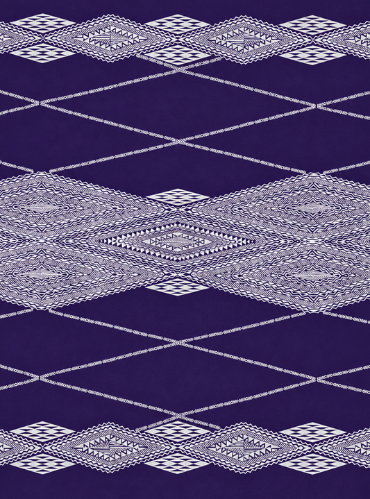 R2310-3003 Eggplant White