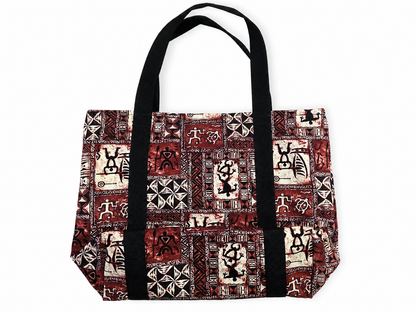Heavyweight Reversible Tote Bag - Sign of the Times and Ki'i Pohaku