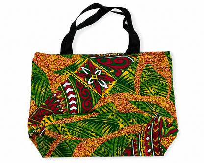 Heavyweight Reversible Tote Bag - Lava and Ki'i Pohaku