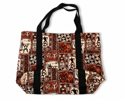 Heavyweight Reversible Tote Bag - Lava and Ki'i Pohaku