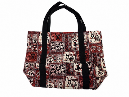 Heavyweight Reversible Tote Bag - Hula and Ki'i Pohaku