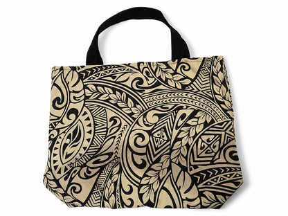 Heavyweight Reversible Tote Bag - Tribal Palms