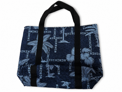 Heavyweight Reversible Tote Bag - Tribal Palms