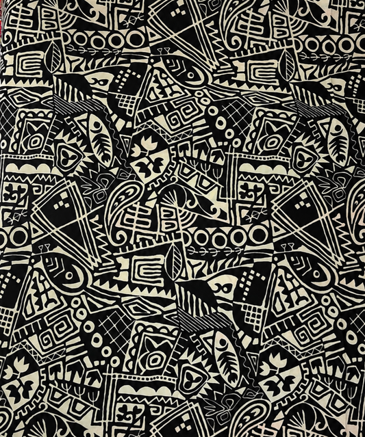 Petroglyphs Design Black Cream