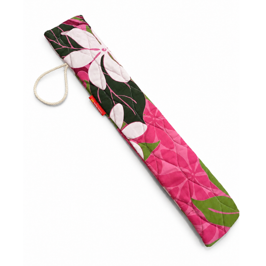 Quilted Pu'ili Case - Pink Floral