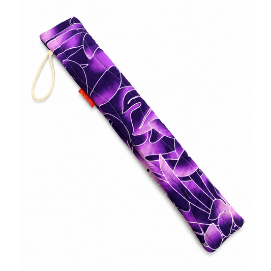 Quilted Pu'ili Case - Purple Tiare