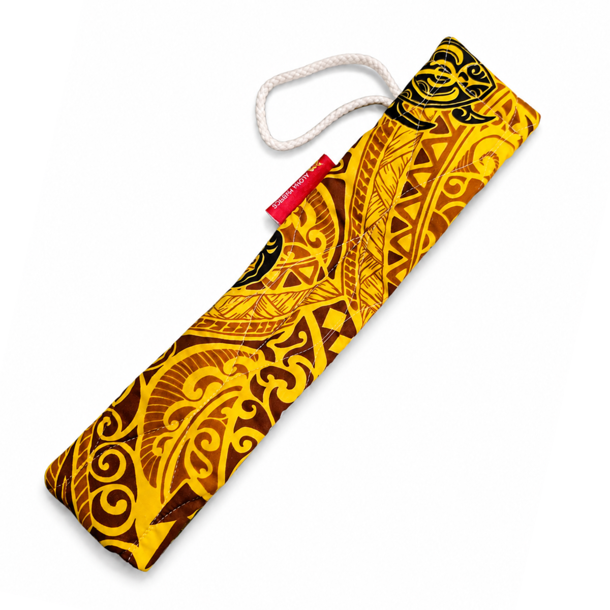 Quilted Kala'au Case - Yellow Tribal Turtles