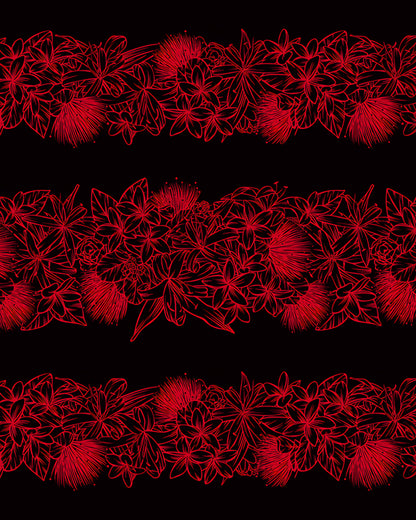 LW-24-945 Black Red Pa'u Skirt