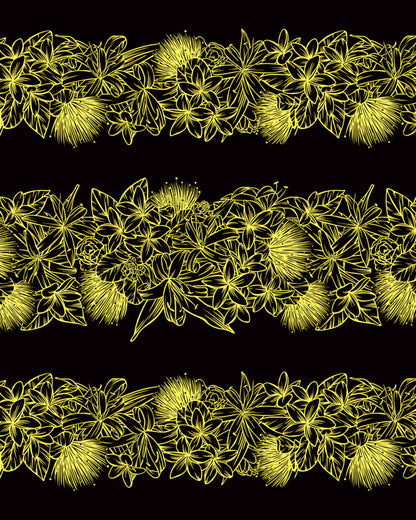 Floral Borders Pau Skirt