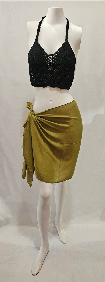 Solid Color Pareo No Tassel