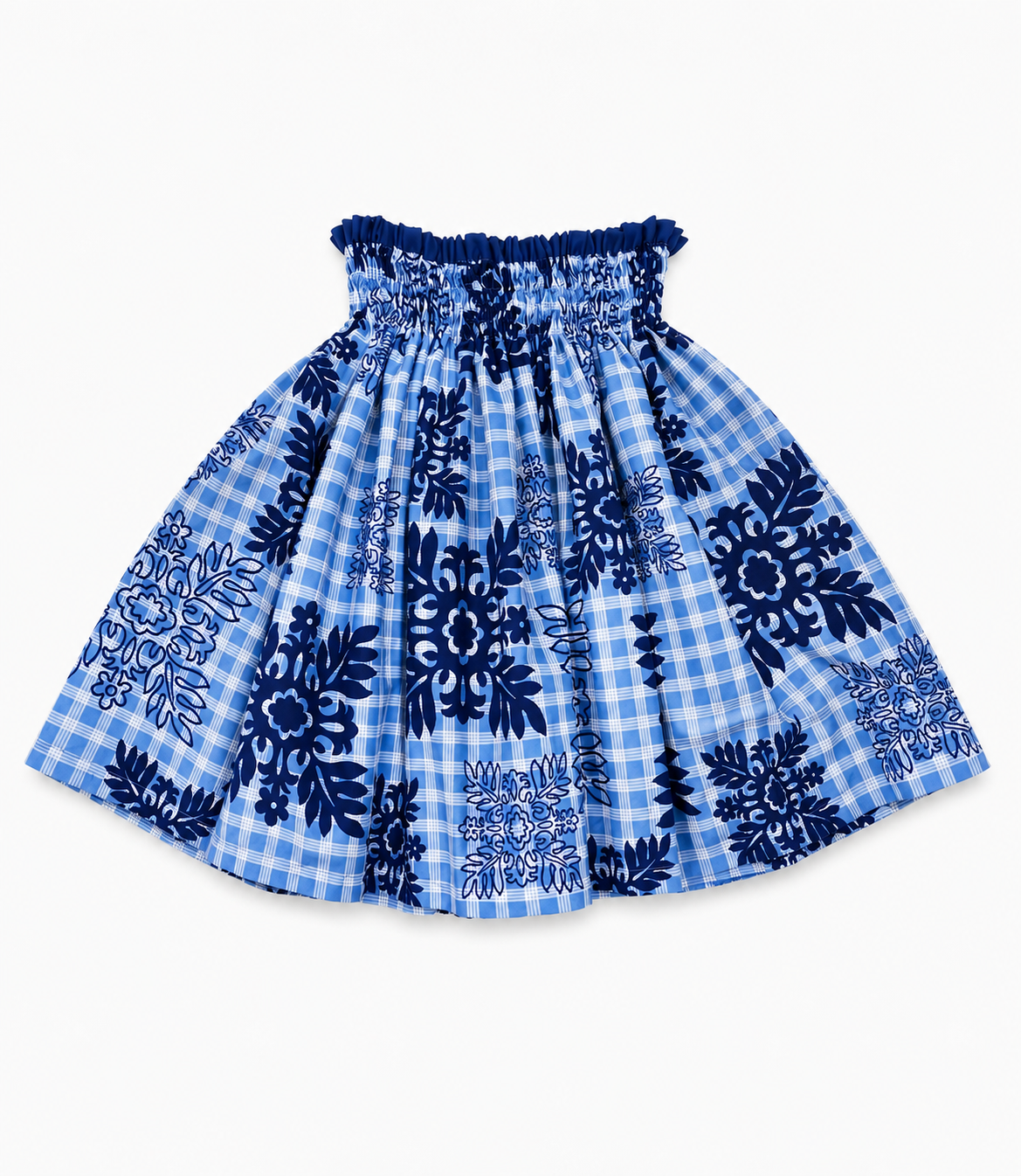Palaka Quilt 3 yard Pa'u Skirt