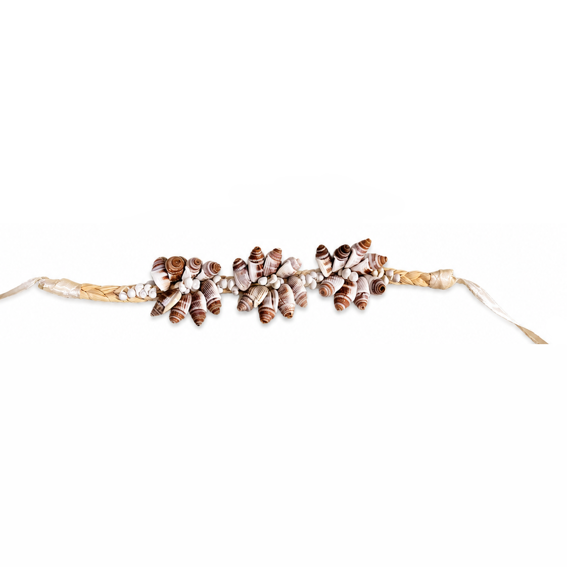 Shell Rosette Bracelet - Brown