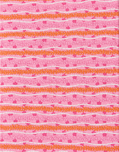 Pink Puakenikeni Pa'u Skirt