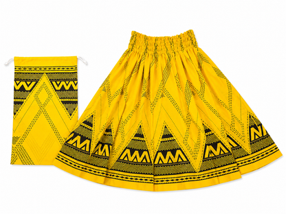 Yellow Pa'u and Bag Set