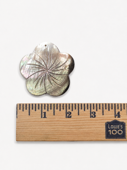Mother of Pearl Shell - Plumeria Flower
