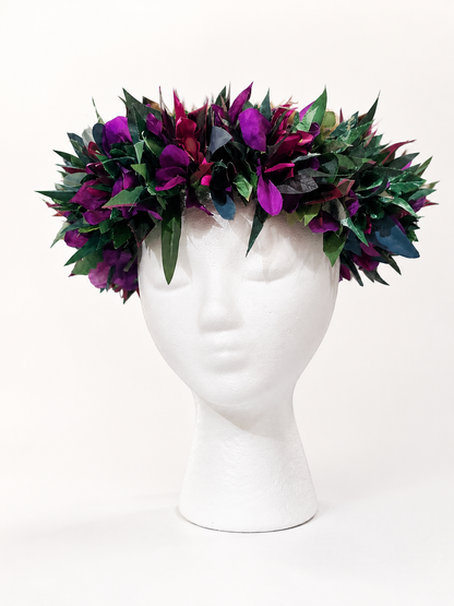 Purple Haku Lei Po'o