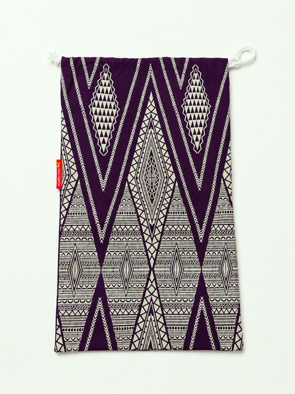 Dark Purple Pa'u and Bag Set