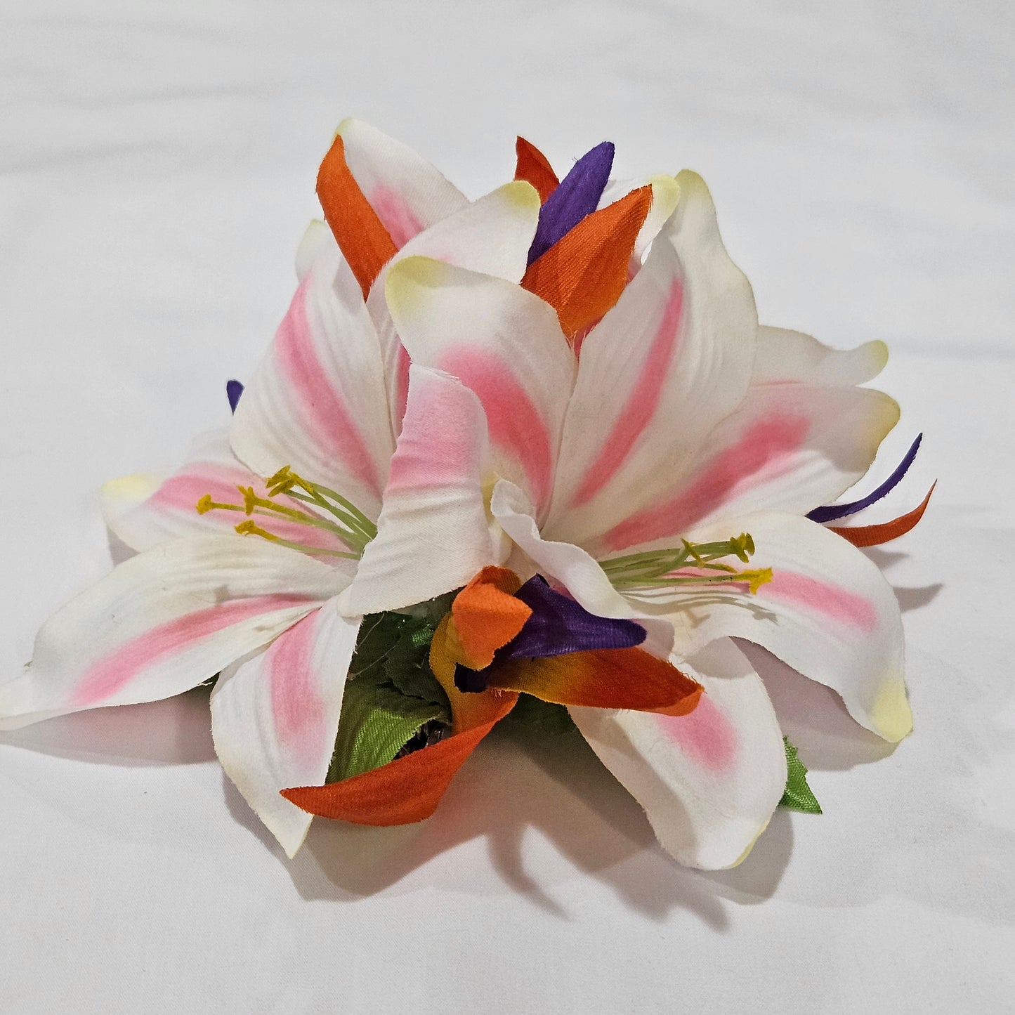 Lily with Bird of Paradise Hair Clip