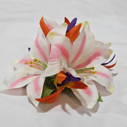 Lily with Bird of Paradise Hair Clip