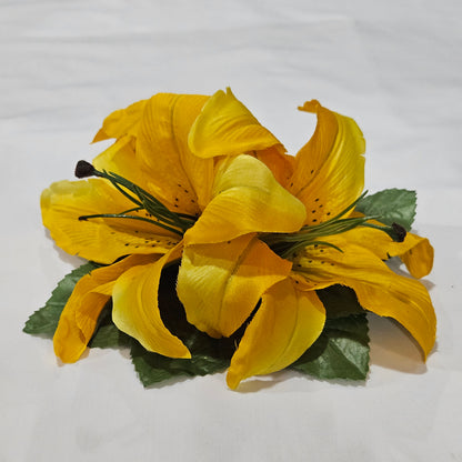 Yellow Medium Lily Hair Clip