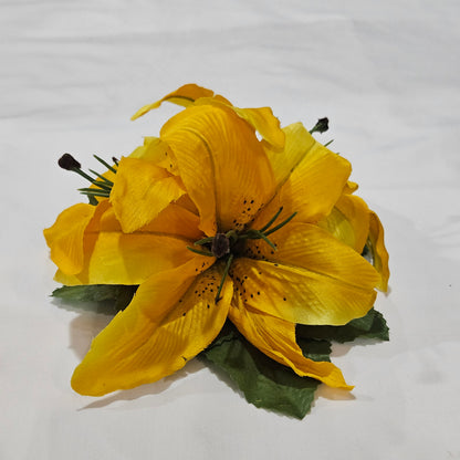 Yellow Medium Lily Hair Clip