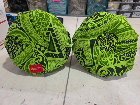 'Uli'uli Cover Tribal Turtles Green (Top Only)