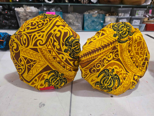 'Uli'uli Covers Tribal Turtles Yellow