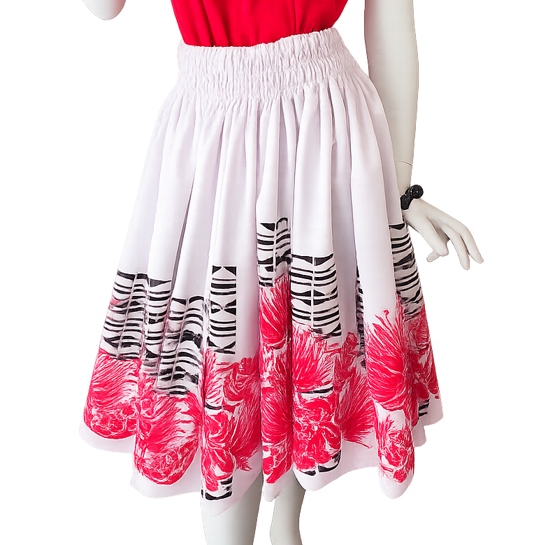 'Ohi'a Lehua Design 2 Pa'u Skirt