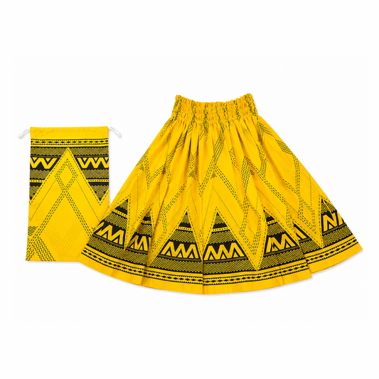 Yellow Pa'u and Bag Set