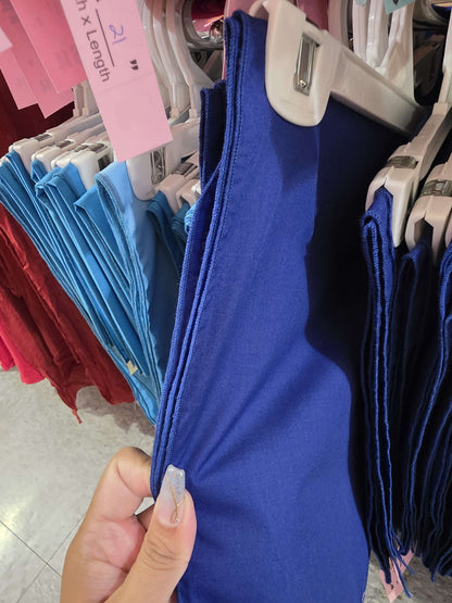Solid Color Pareo Poly/Cotton