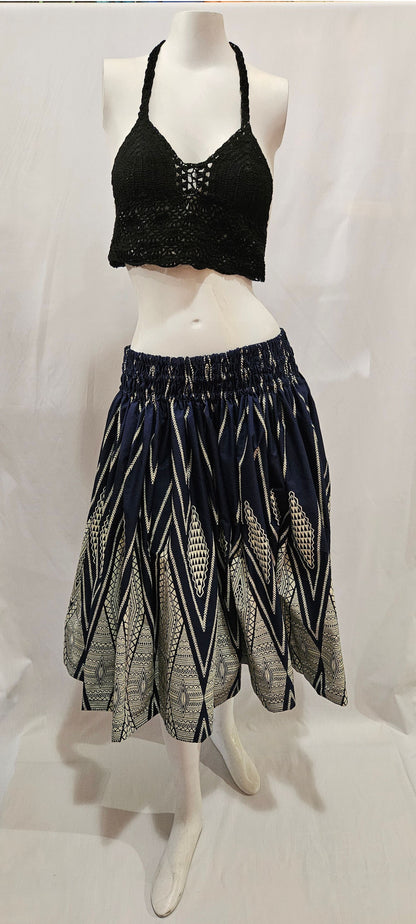 Tribal Diamonds Pa'u Skirt