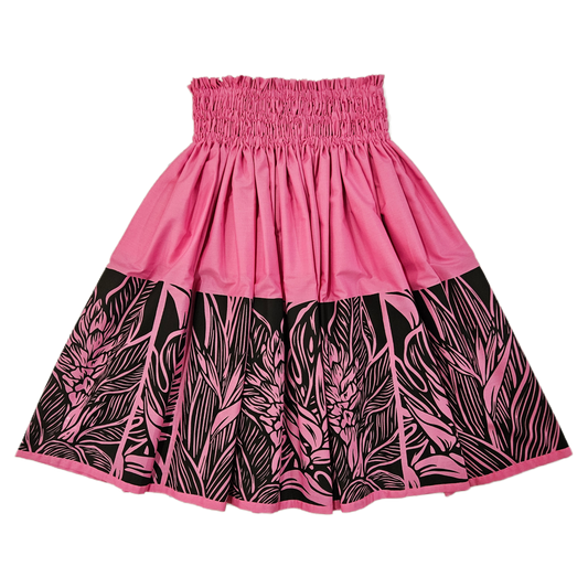 Bird of Paradise, Ginger, and Heliconia Pa'u Skirt