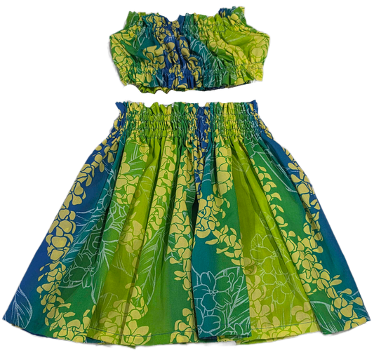 Puakenikeni Gradient Keiki Pa'u Set (2-4yrs)