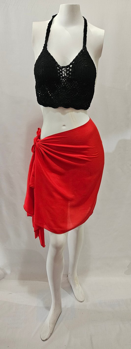 Solid Color Pareo No Tassel