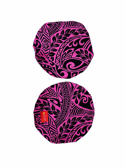 'Uli'uli Covers Hot Pink Black Tribal