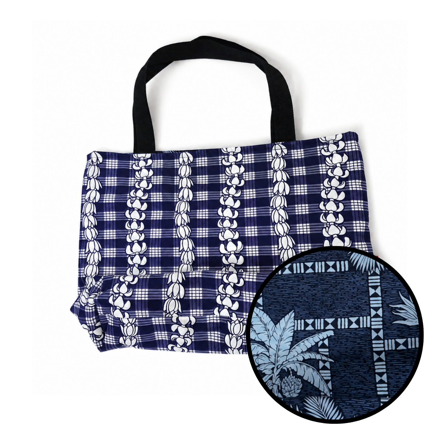 Heavyweight Reversible Tote Bag - Puakenikeni Palms
