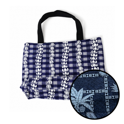 Heavyweight Reversible Tote Bag - Puakenikeni Palms