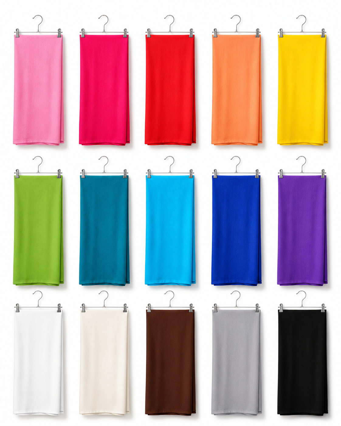 Solid Color Pareo No Tassel