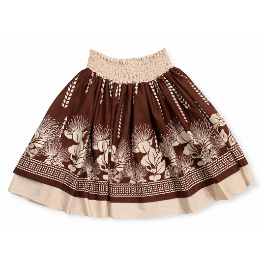 'Ohi'a Lehua Red Tribal Reversible Pa'u Skirt